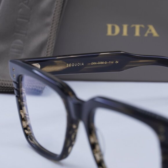 Dita SEQUOIA DRX-2086-G-TIM-54 Square Eyeglasses 54mm - Burnt Timber - Picture 3 of 9